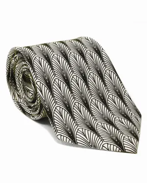 Art Deco New York Silk Tie