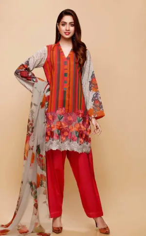 Charizma Infinity Lawn Collection – Design - 03B