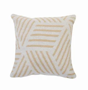 Elemental Lr07551 Tan/White Pillow