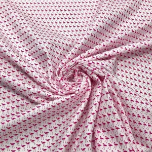 Flamingo Cotton Poplin Fabric - Seconds