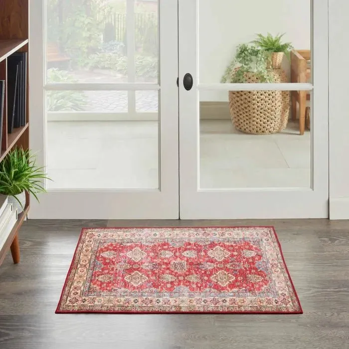 Fulton FUL01 Red Area Rug