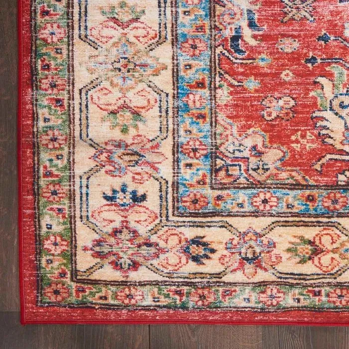 Fulton FUL01 Red Area Rug