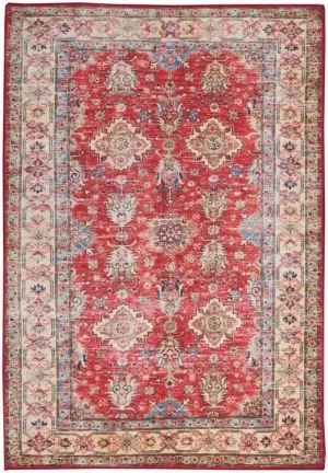 Fulton FUL01 Red Area Rug