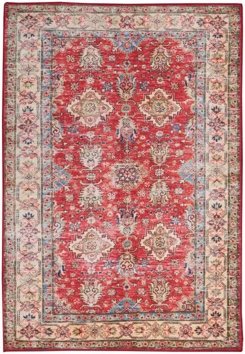 Fulton FUL01 Red Area Rug