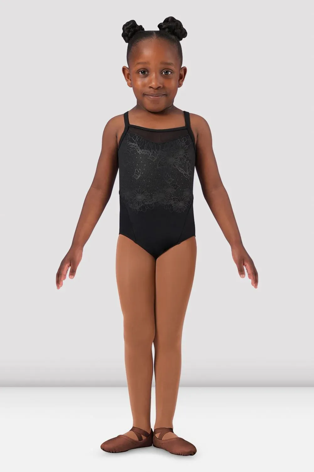 Girls Kendra Mesh Back Leotard