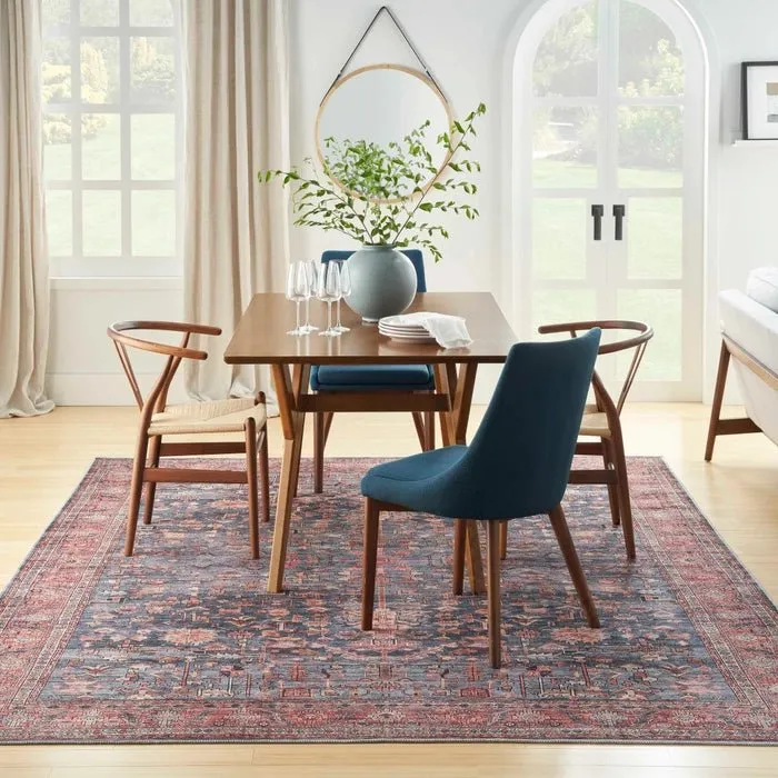 Grand Washables GRW02 Navy/Brick Rug