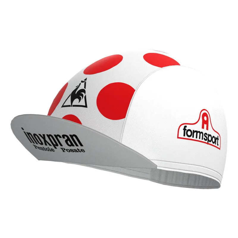 inoxpran Red-Dot Retro Cycling Cap