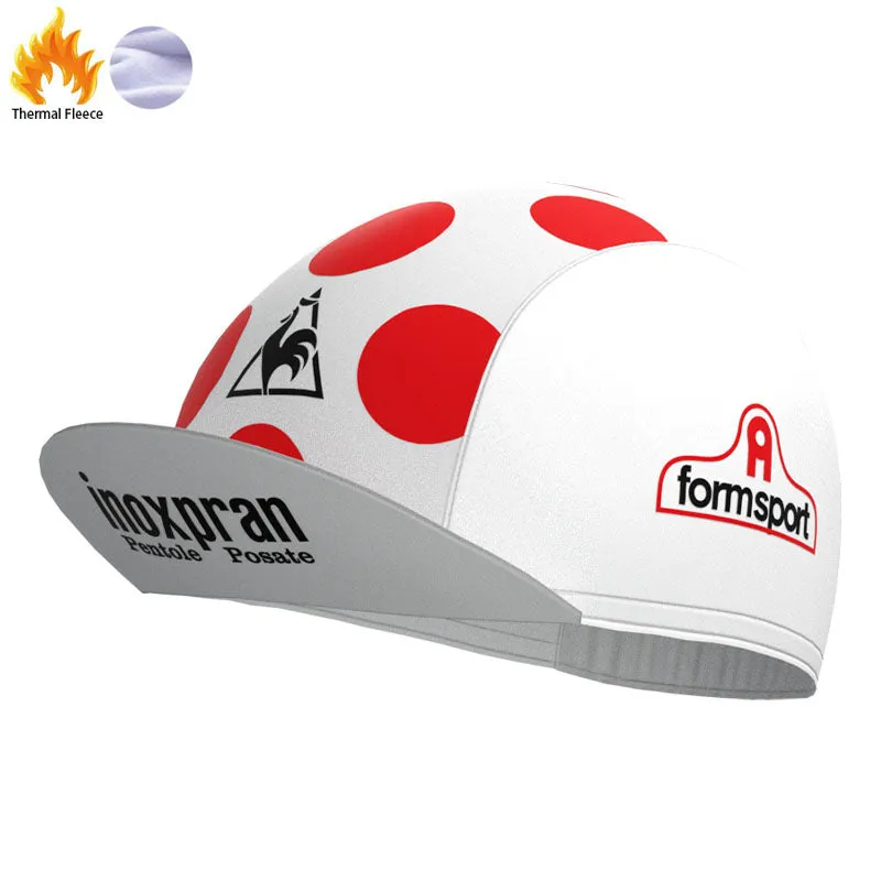 inoxpran Red-Dot Retro Cycling Cap