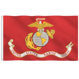 Jetlifee 3x5 Ft Printed Breeze Marine Corps Flag