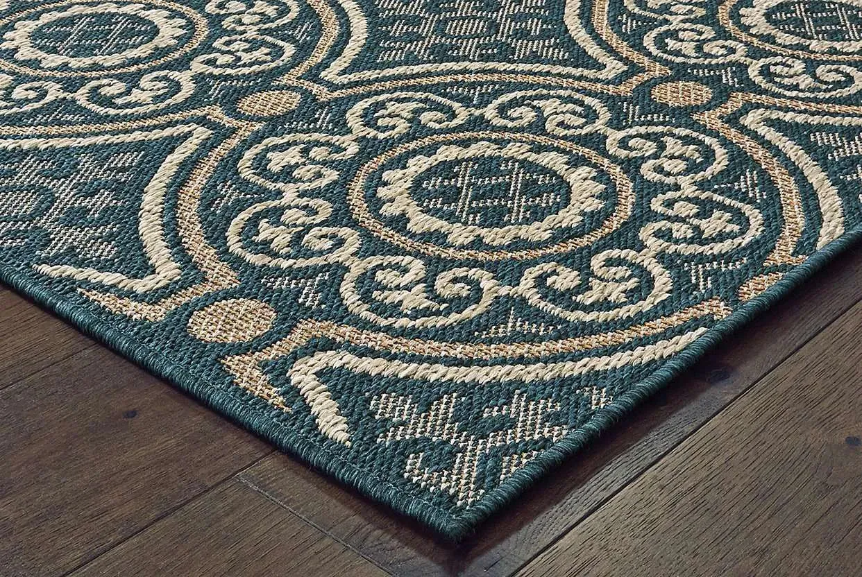 Latitude 609B Blue Grey Rug