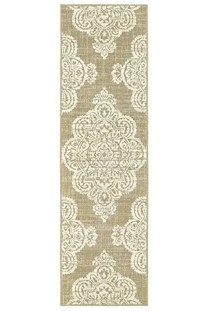 Marina 5929J Tan Ivory Rug