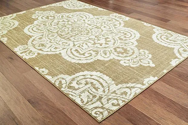 Marina 5929J Tan Ivory Rug