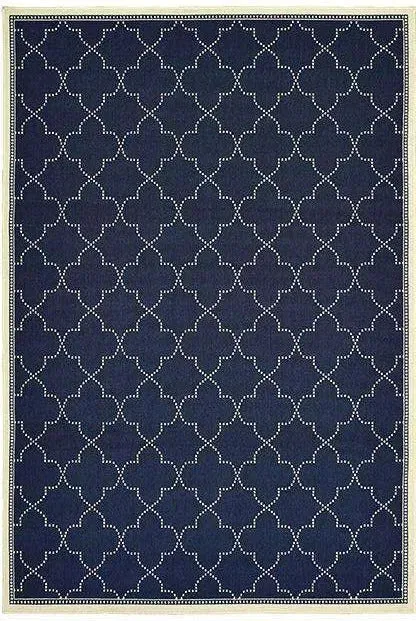 Marina 6025P Navy Ivory Rug