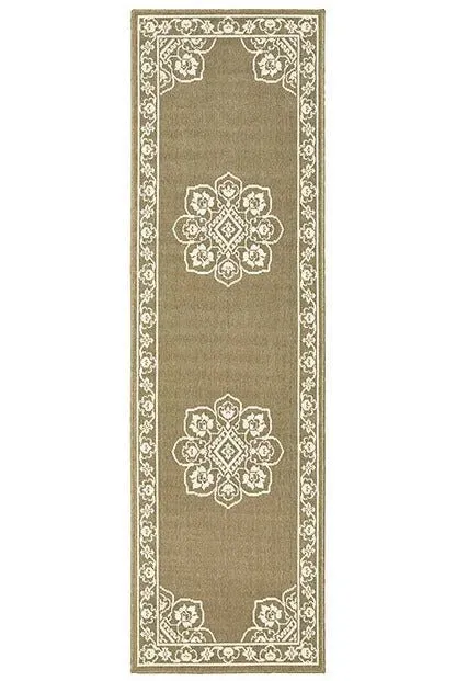 Marina 7764J Tan Ivory Rug