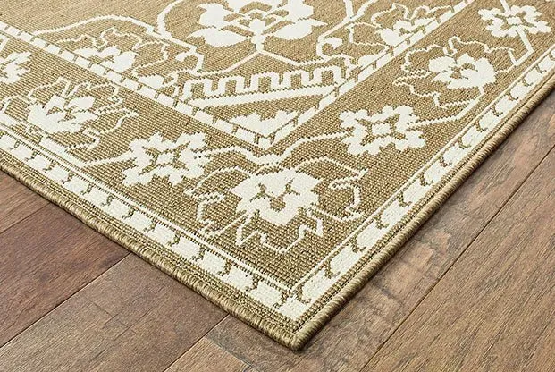 Marina 7764J Tan Ivory Rug