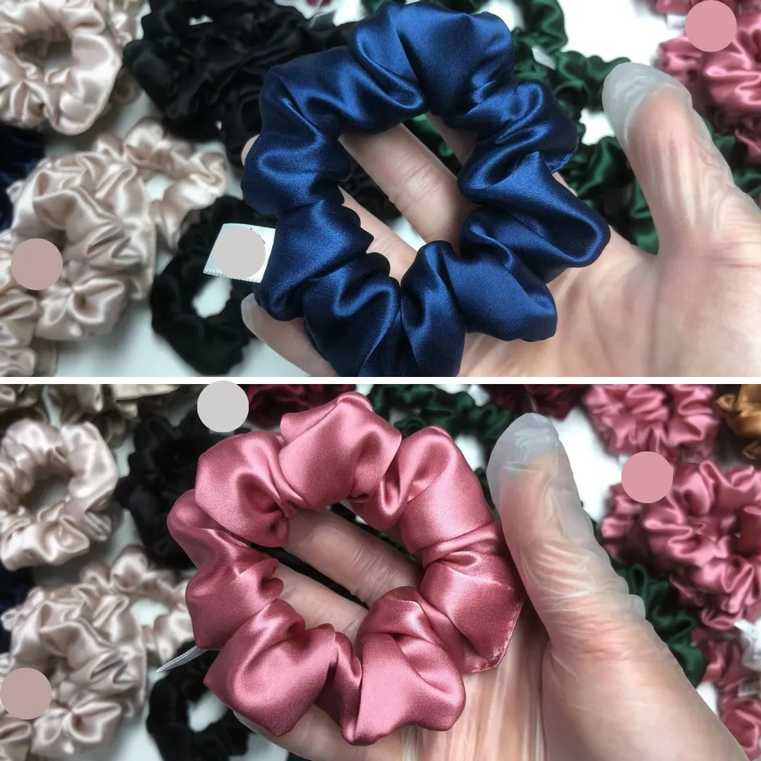 Medium Silk Scrunchie Custom Wholesale