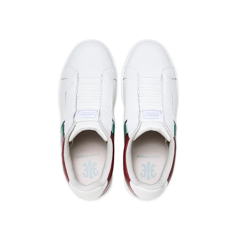 Men's Icon OG White Green Red Logo Leather Sneakers 01943-041