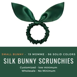 Silk Bunny Scrunchie Custom Wholesale - Small Bunny