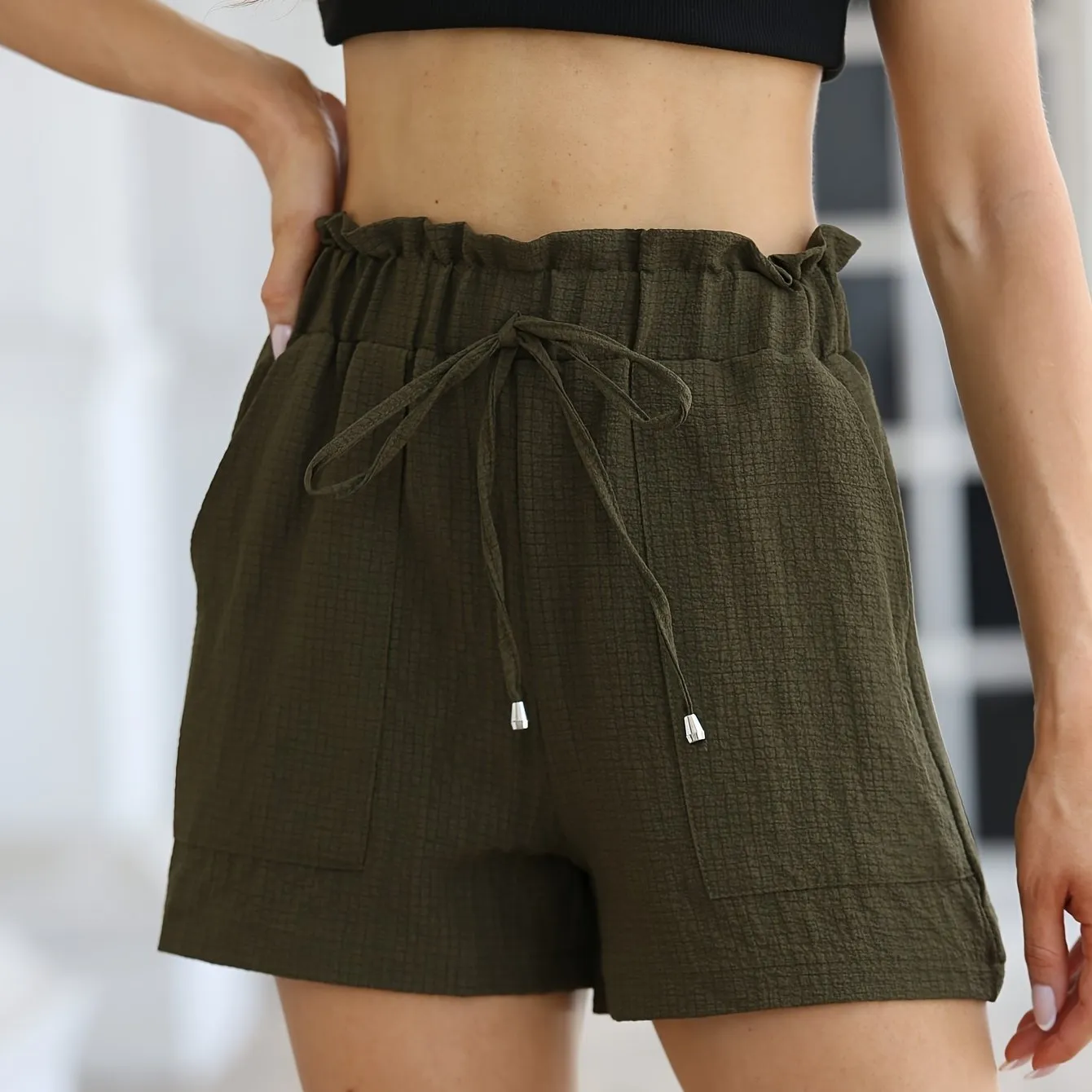 Stylish Drawstring Shorts for Women Perfect for Summer  Spring