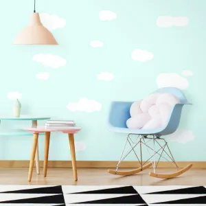 White Clouds Wall Decals