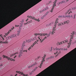 Word Play Princess Ribbon - 1 inch Printed Grosgrain